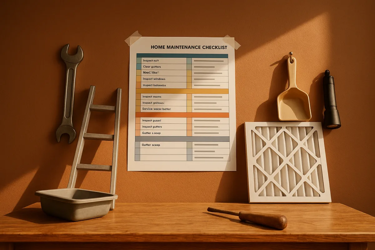 Home Maintenance Checklist: How to Create and Use One